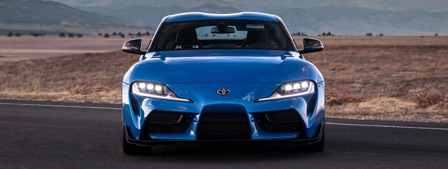 Vehicle side profile at dusk